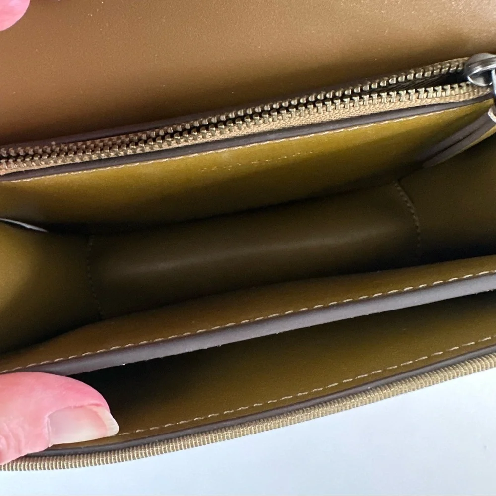 Tory Burch Eleanor Small Velvet Pave Logo Shoulder Bag Purse - Picture 6 of 10